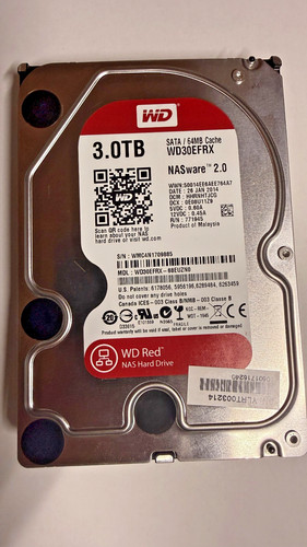 Red 3tb wd30efrx - red,