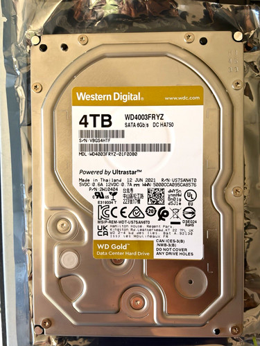 Western digital gold 4tb - western,