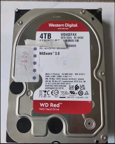 Red 4tb wd40efax nas - 4tb, hdd