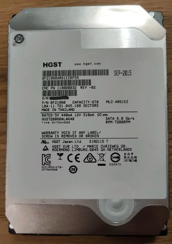 Hgst hus726060ala640 6tb - x,