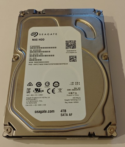 Seagate nas hdd 4tb sata - seagate, 3,5"