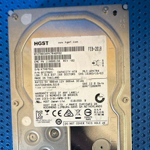 Hgst 4tb sas hdd intern - hdd,