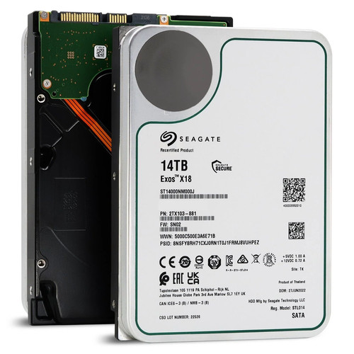 Seagate exos x18 14tb - seagate, interne