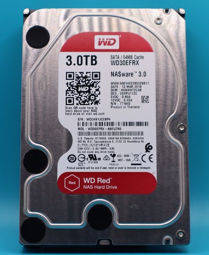 Red 3tb nas hdd - 3tb, (wd30efrx)