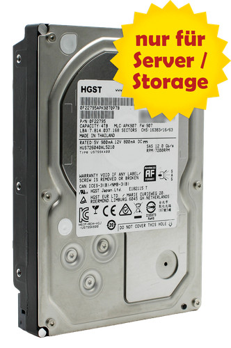 Hgst ultrastar 7k6000 - hgst, 4tb
