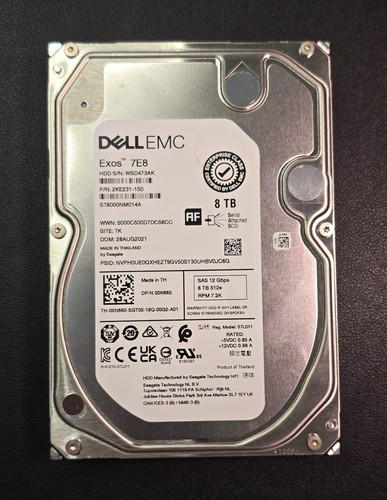 Dell emc exos 7e8 - emc, 8tb