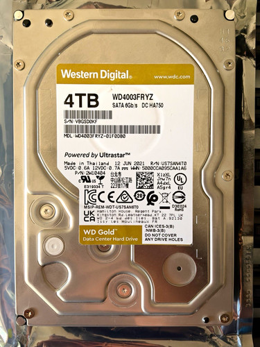 Western digital gold 4tb - western,