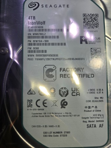 Seagate ironwolf 4tb - seagate,