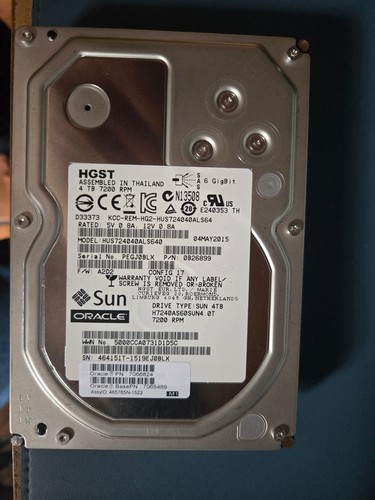 Sun oracle hgst - sun, festplatte