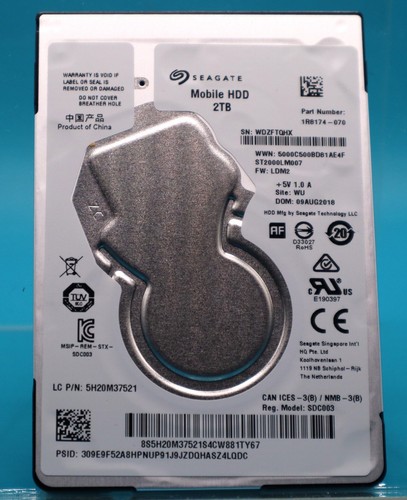 Seagate st2000lm007 2tb 5 - st2000lm007, 2,5"