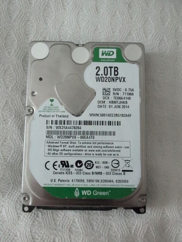Festplatte green wd20npvx - green,
