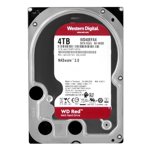 Red 4tb wd40efax sata - wd,