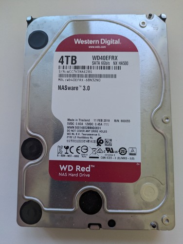 Red 4tb wdc - red,